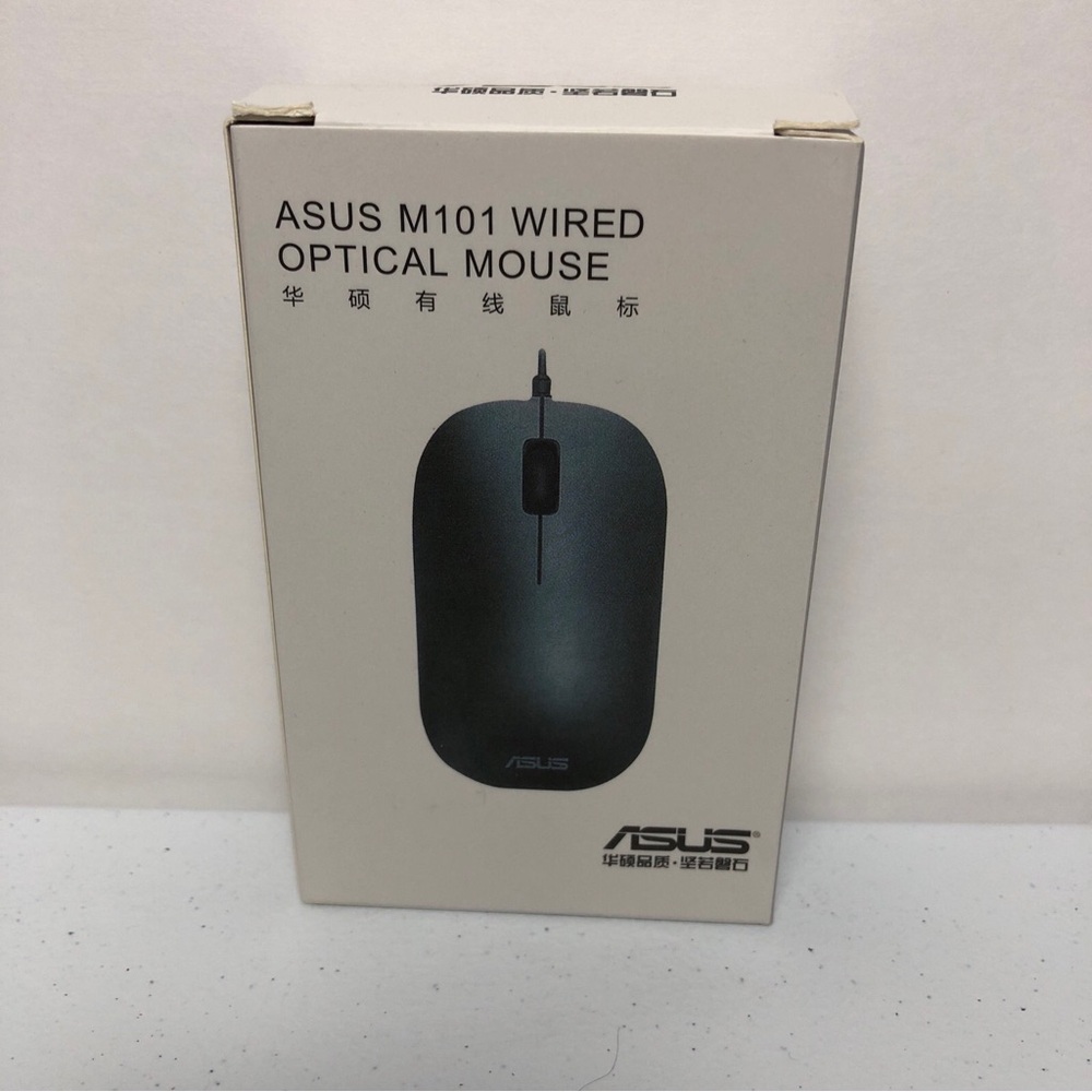ASUS M101 Wired Optical Mouse - Black/Grey Finish